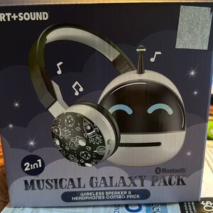 ART + SOUND 2 n 1 wireless speaker & headphones combo pack